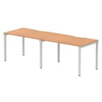 dynamic Computer Desk Evolve Plus BR212OAKS Oak 2400 mm x 800 mm x 730 mm