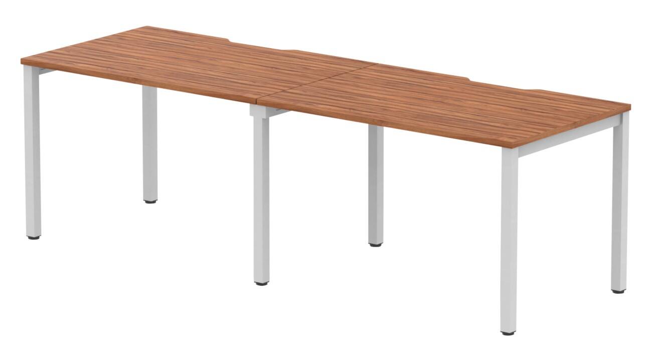 dynamic Computer Desk Evolve Plus BR212WNTS Walnut 2400 mm x 800 mm x ...