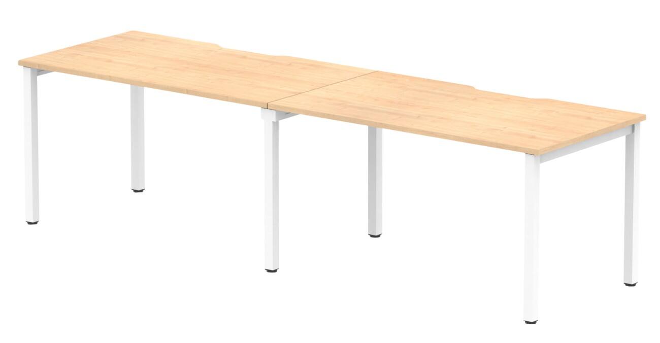 dynamic Computer Desk Evolve Plus BR214MPEW Maple 2800 mm x 800 mm x ...