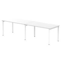 dynamic Evolve Plus Bench Desk Rectangular White H-Frame 2,800 (W) x 800 (D) x 750 (H) mm MFC (Melamine Faced Chipboard)