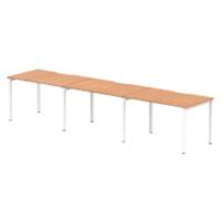 dynamic Computer Desk Evolve Plus BR312OAKW Oak 3600 mm x 800 mm x 730 mm