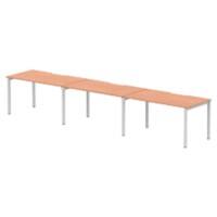 dynamic Computer Desk Evolve Plus BR314BCHS Beech 4200 mm x 800 mm x 730 mm