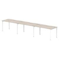 dynamic Computer Desk Evolve Plus BR314GRYW Grey Oak 4200 mm x 800 mm x 730 mm