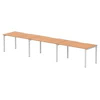 dynamic Computer Desk Evolve Plus BR314OAKS Oak 4200 mm x 800 mm x 730 mm