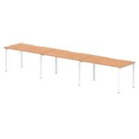 dynamic Computer Desk Evolve Plus BR314OAKW Oak 4200 mm x 800 mm x 730 mm