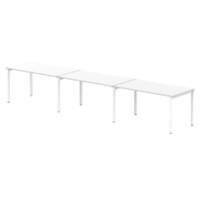 dynamic Evolve Plus Bench Desk Rectangular White H-Frame 4,200 (W) x 800 (D) x 750 (H) mm MFC (Melamine Faced Chipboard)