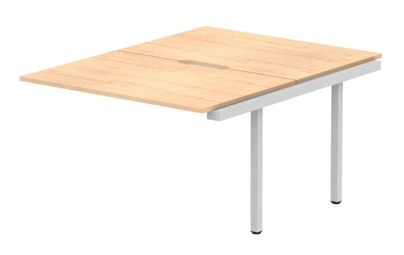 dynamic Computer Desk Evolve Plus BXT12MPES Maple 1200 mm x 1600 mm x ...