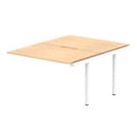 dynamic Evolve Plus Desk Extension Rectangular Maple H-Frame 1,200 (W) x 1,600 (D) x 750 (H) mm MFC (Melamine Faced Chipboard)
