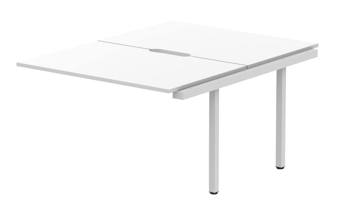 dynamic Computer Desk Evolve Plus BXT12WHTS White 1200 mm x 1600 mm x ...
