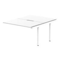 dynamic Evolve Plus Desk Extension Rectangular White H-Frame 1,200 (W) x 1,600 (D) x 750 (H) mm MFC (Melamine Faced Chipboard)