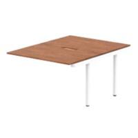 dynamic Evolve Plus Desk Extension Rectangular Walnut H-Frame 1,200 (W) x 1,600 (D) x 750 (H) mm MFC (Melamine Faced Chipboard)