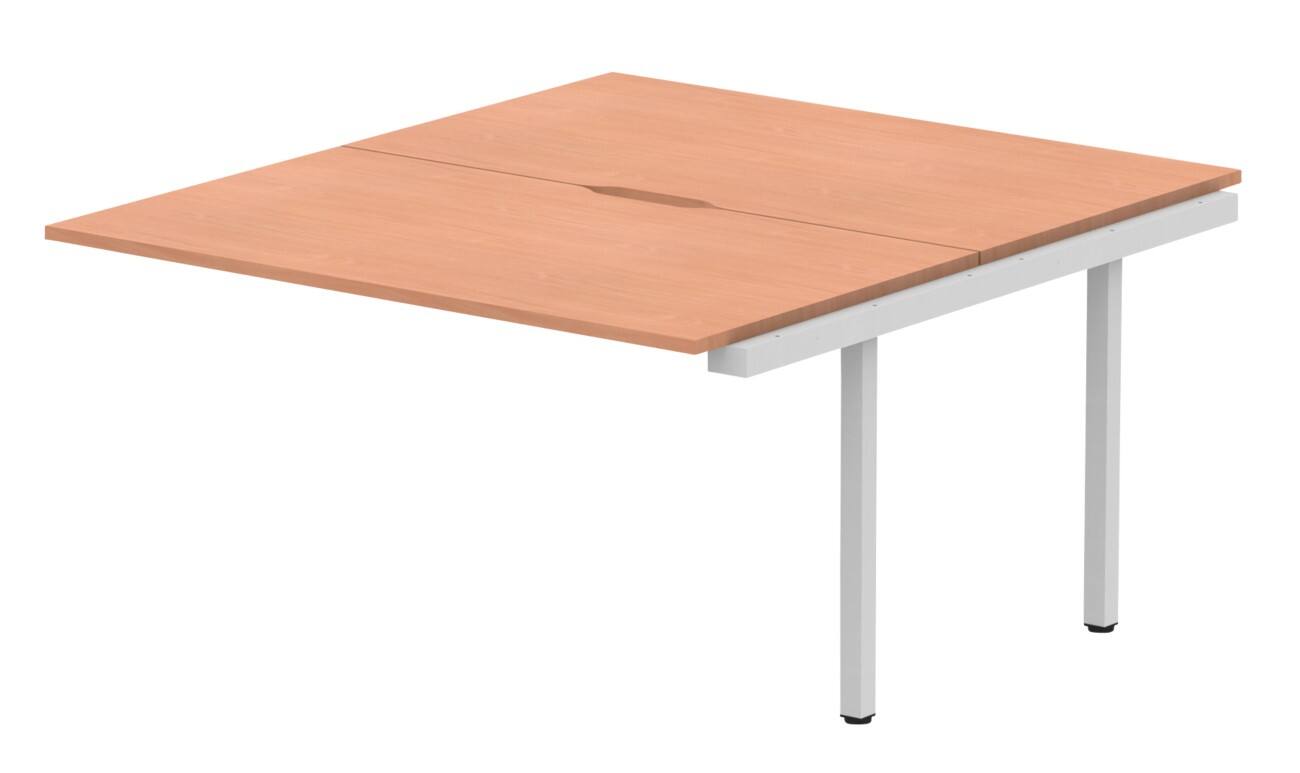dynamic Computer Desk Evolve Plus BXT14BCHS Beech 1400 mm x 1600 mm x ...