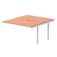 dynamic Evolve Plus Desk Extension Rectangular Beech H-Frame 1,400 (W) x 1,600 (D) x 750 (H) mm MFC (Melamine Faced Chipboard)