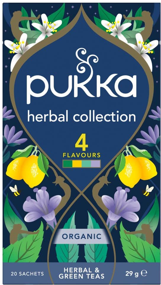 Pukka Herbal Collection 4 Flavours Herbal Tea Pack of 20