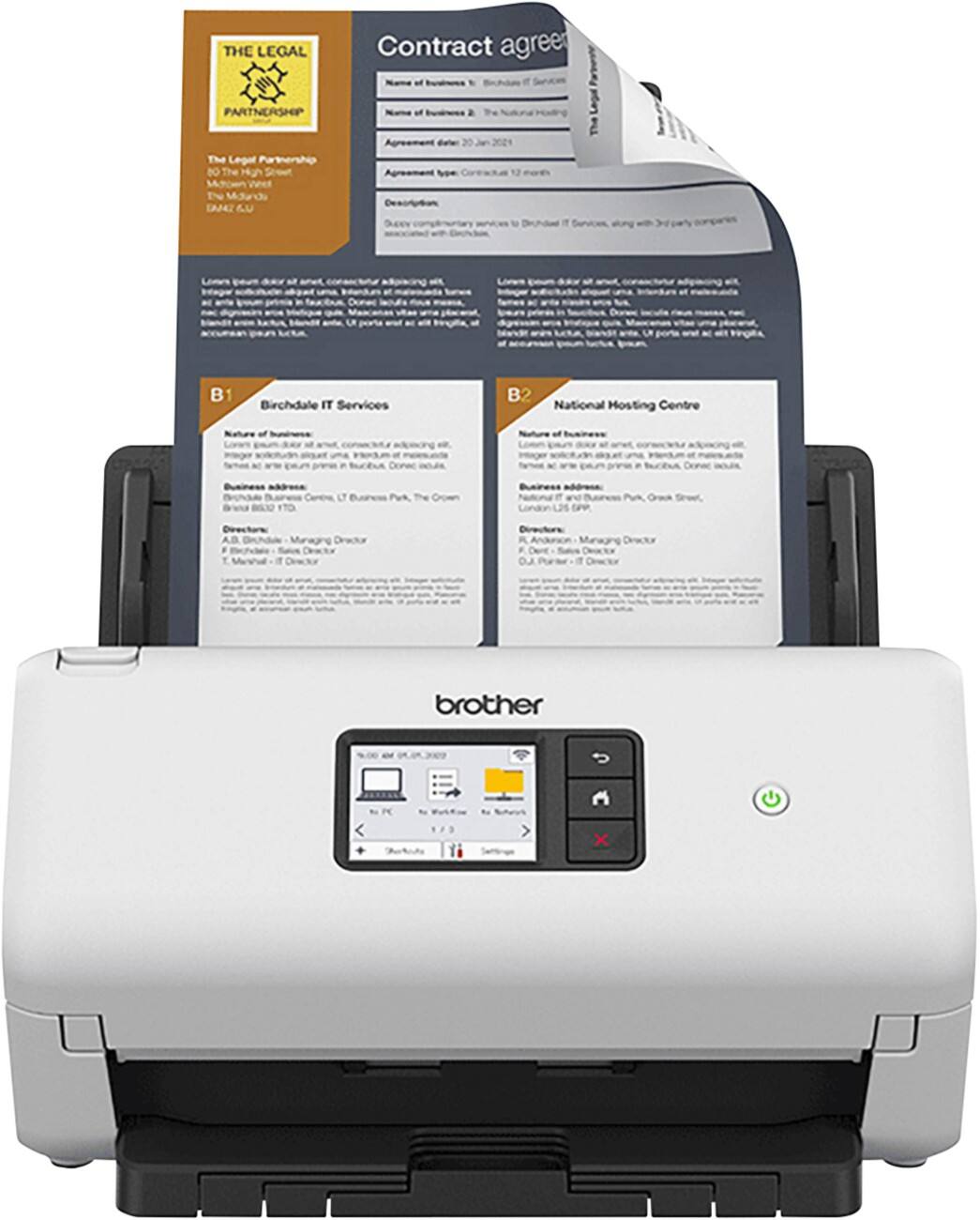 Brother Desktop Document Scanner ADS-4550W