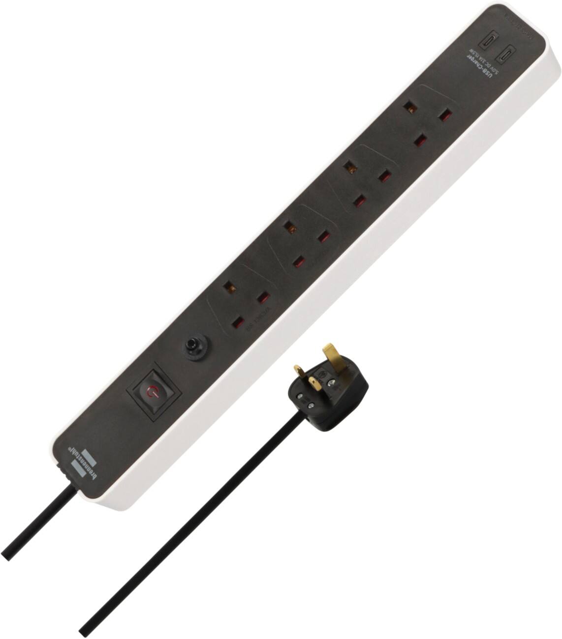 brennenstuhl Ecolor Extension Lead 4 Plug sockets 3 m