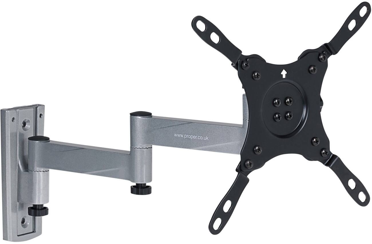 ProperAV TV Bracket Height Adjustable 43 " 221 x 390 x 298 mm Silver