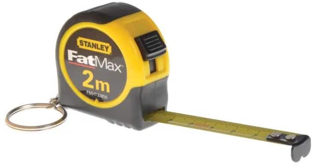 Stanley FatMax Tape Measure 0.046 m Non Magnetic Lockable STA133856