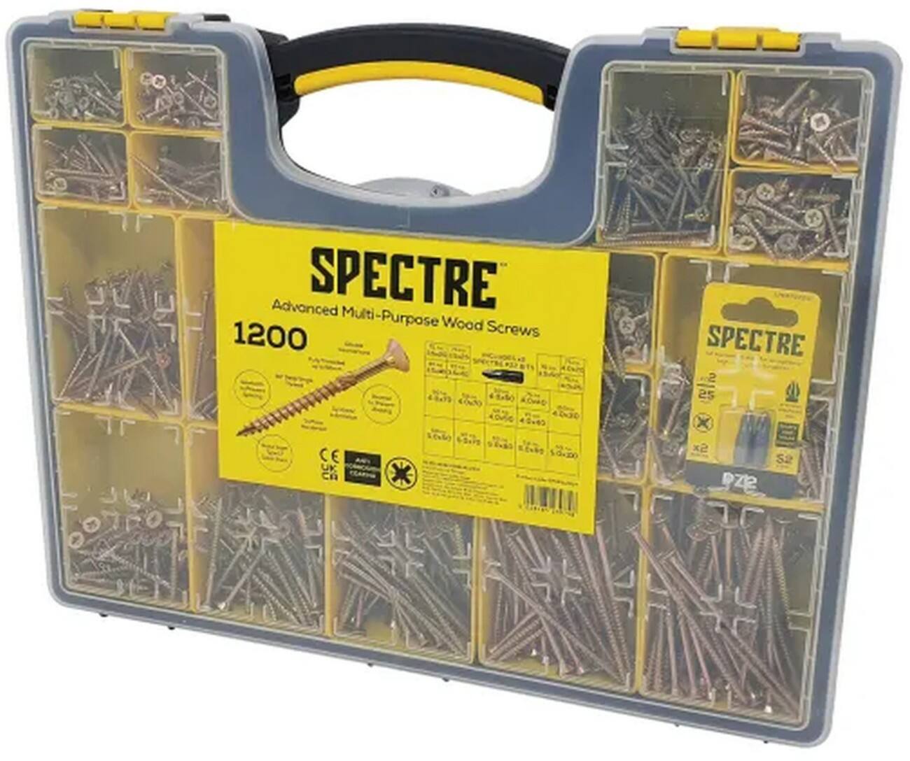 FORGEFIX Fixings and Fasteners OPSPE1200Y Pack of 1200
