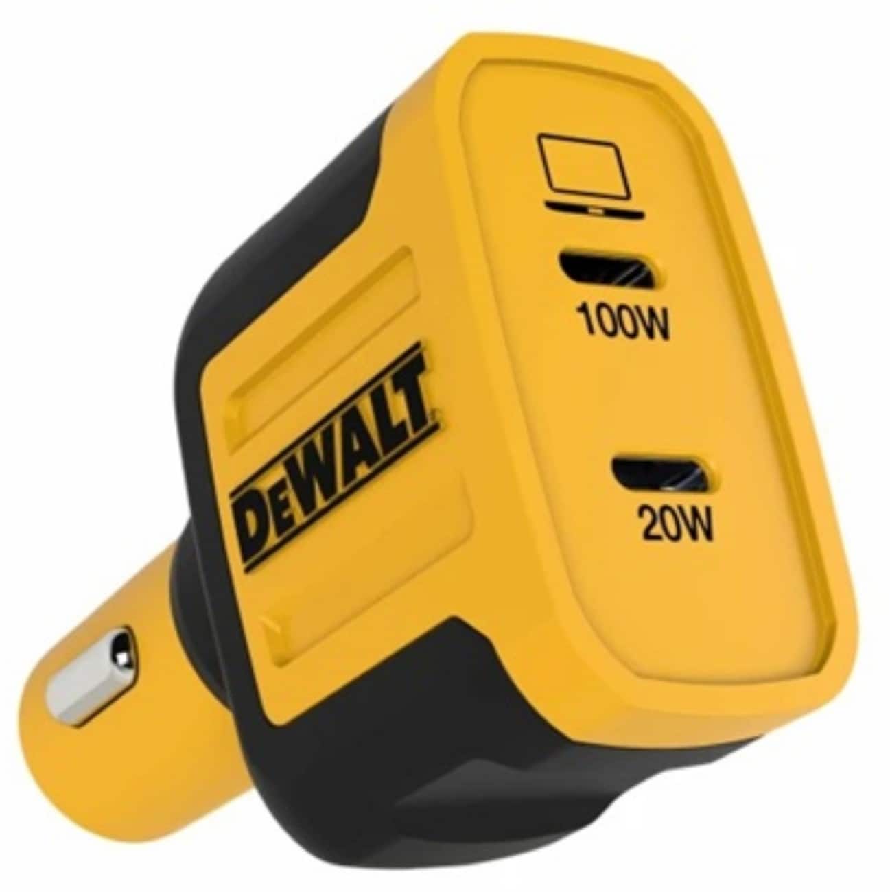 DeWALT Car Charger Black, Yellow 141 0484 DWG