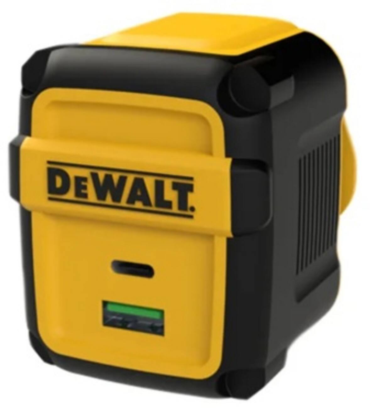 DeWALT USB Wall Charger Black, Yellow 131 0872 DWG