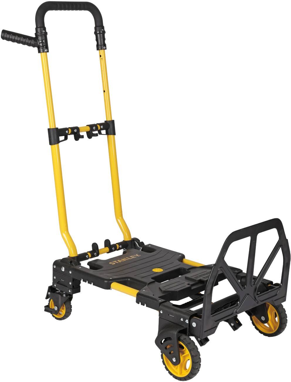 Stanley Folding Truck 137 kg Polypropylene Steel 40 x 13 x 67 cm Black, Yellow
