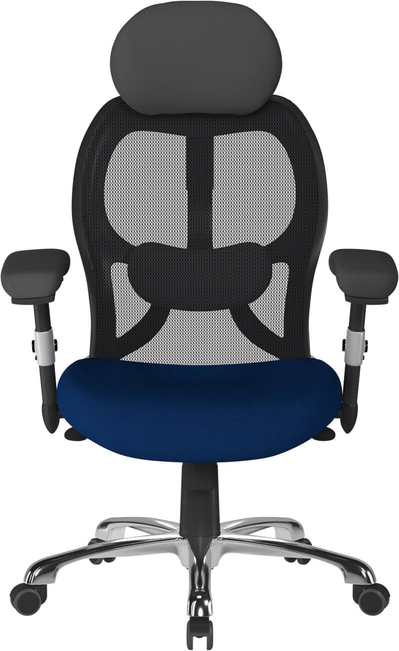 Nautilus Designs Office Chair Knee Tilt Height-Adjustable Armrest Height-Adjustable Seat Blue 150 kg 530 x 500 x 1,310 mm