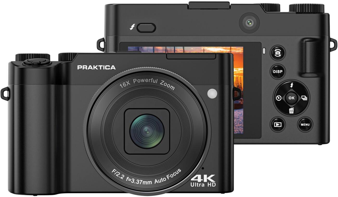 Praktica DZ16 Digital Camera 2.8 Inch 4K Ultra HD 16x Digital Zoom PRA422