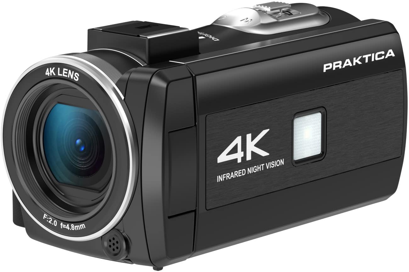 Praktica Z180IR Camcorder 3 Inch 4K Ultra HD 21MP 18x Digital Zoom PRA419