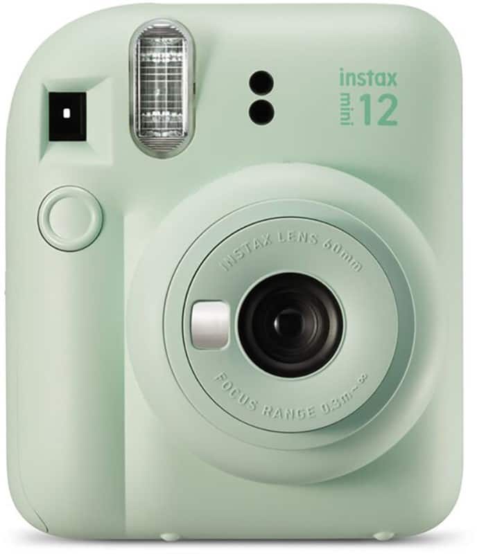 Fujifilm Instax Mini 12 Instant Camera 86 x 54mm Auto Exposure Selfie Mirror FUJ2341