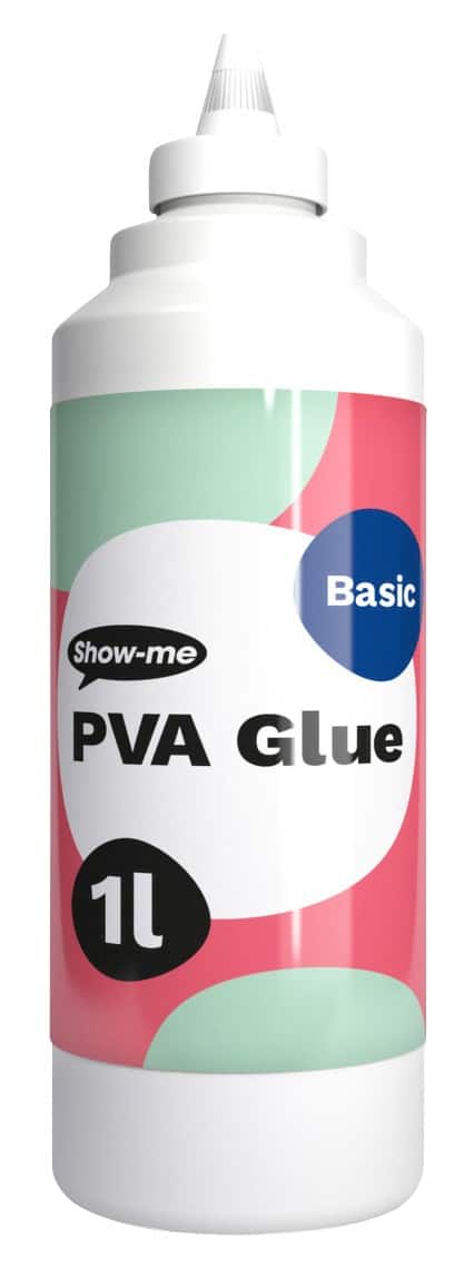 Show-me Glue Non-permanent Liquid White Basic