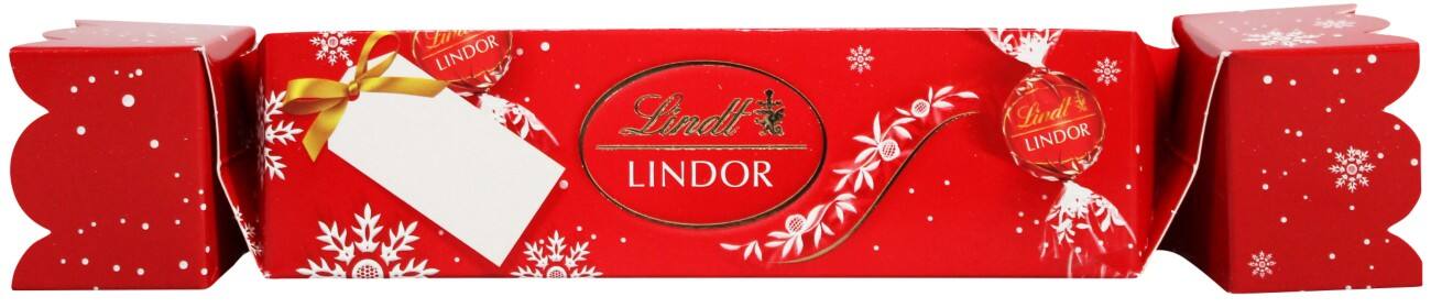 Lindt Lindor Chocolate Christmas Cracker 100G