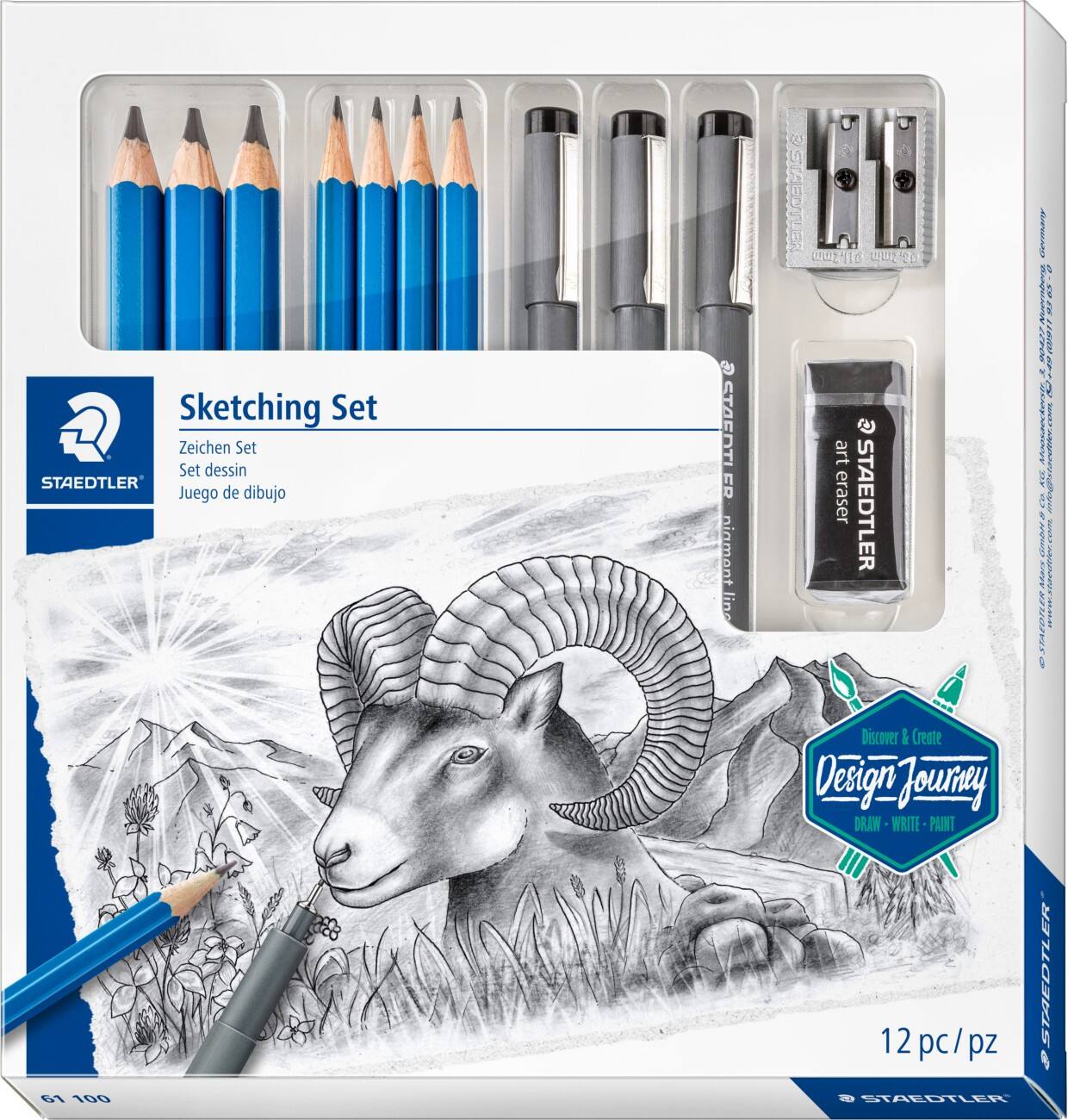 STAEDTLER Design Journey Drawing Set Pencil