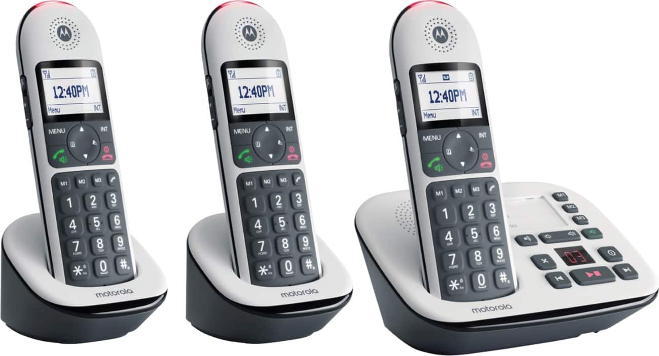 Motorola Cordless DECT Telephone With Answering Machine CD5013 White
