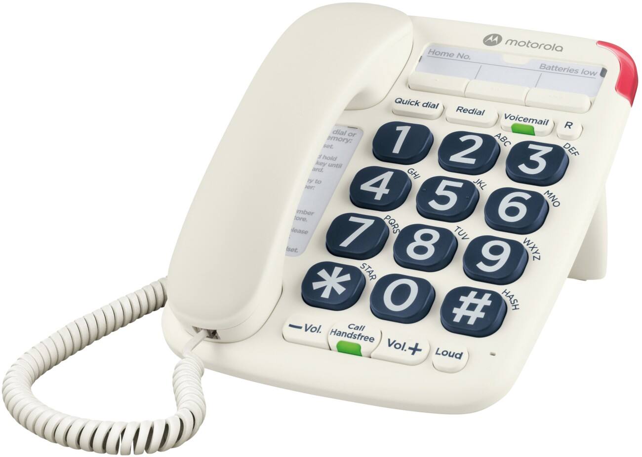 Motorola Corded Telephone CT200 White