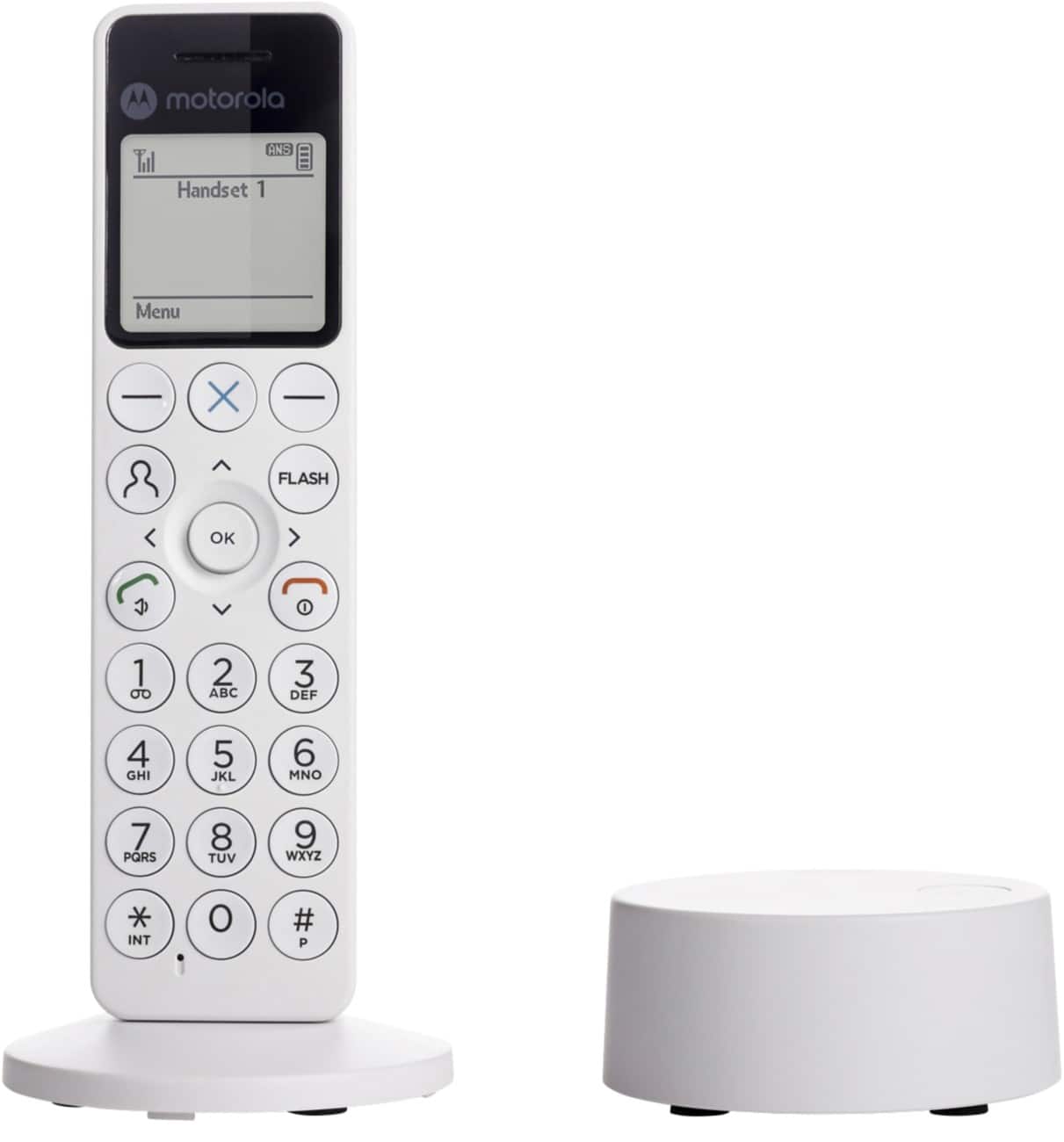 Motorola Cordless DECT Telephone With Answering Machine DOT411 White
