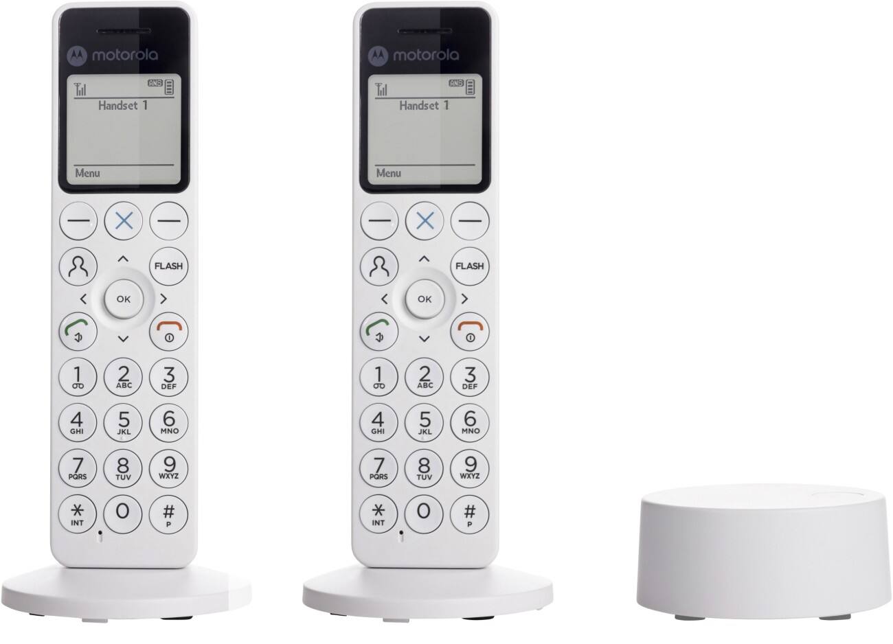 Motorola Cordless DECT Telephone With Answering Machine DOT412 White