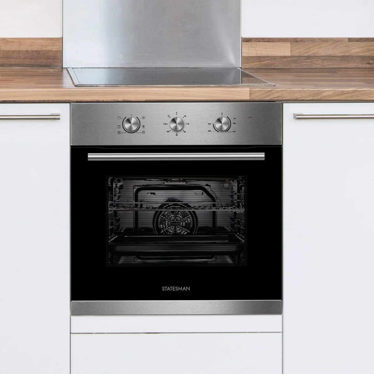 Statesman 70 L Built-in Single Fan Oven Stainless Steel BSF160SS