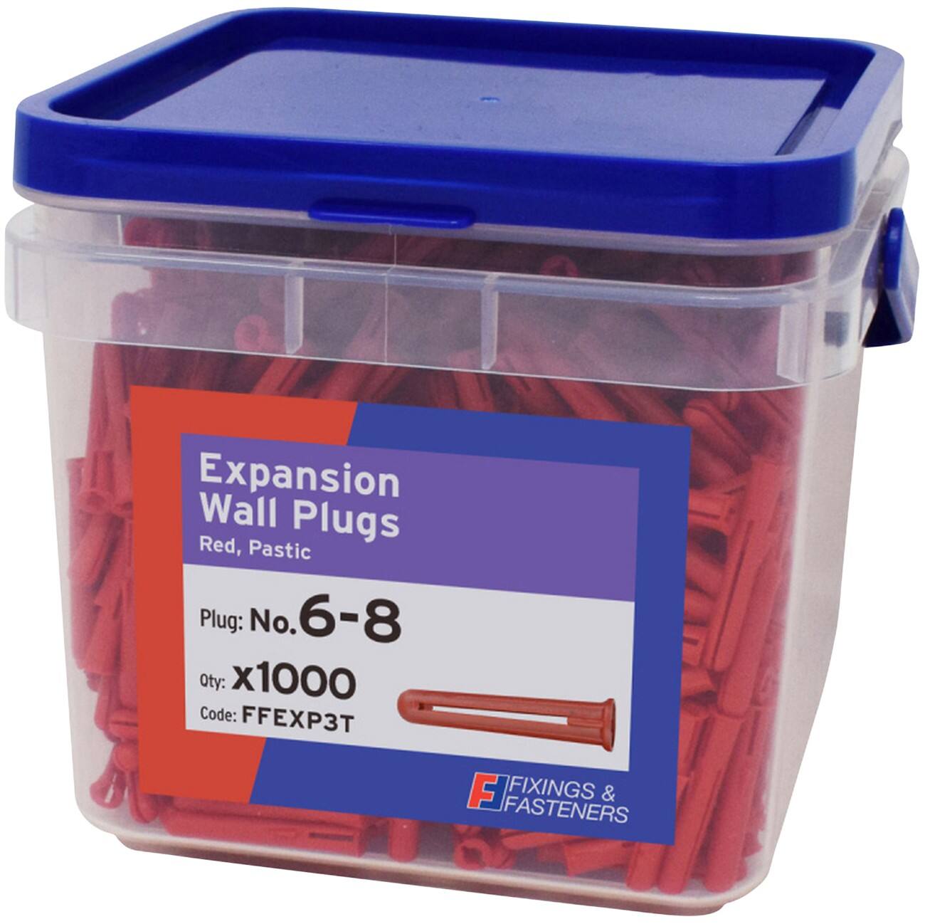 FORGEFIX Wall Plug FFEXP3T Pack of 1000