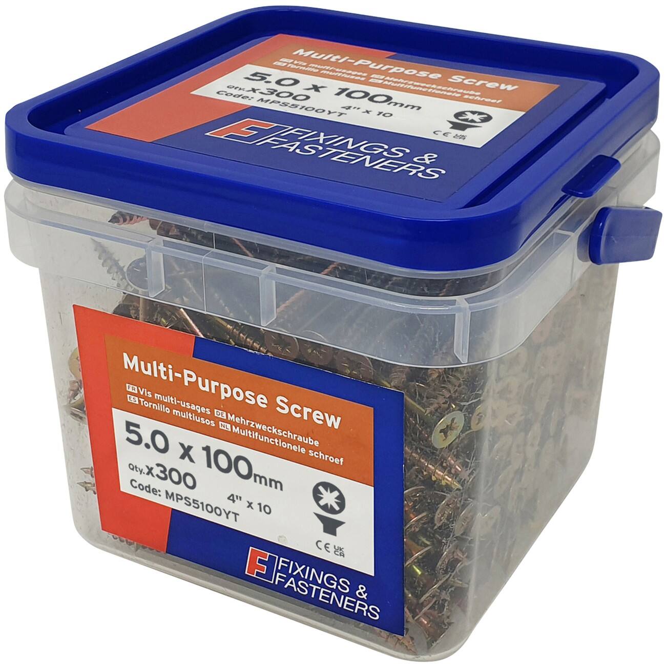 FORGEFIX Multipurpose Screw MPS5100YT Pack of 600