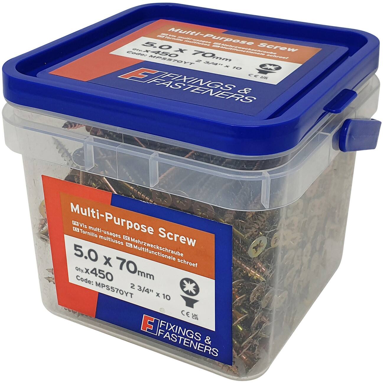FORGEFIX Multipurpose Screw 10SA865 Pack of 600
