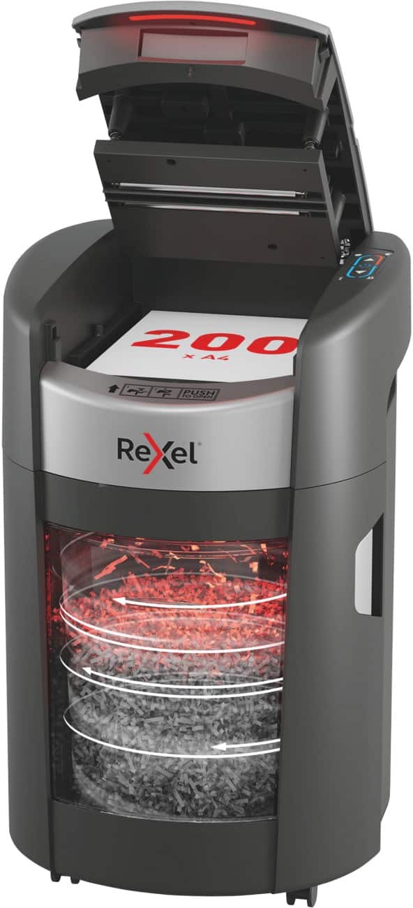 Rexel ShredMax Autofeed+ Shredder 220 Sheets Micro Cut Security Level P-5 21 L