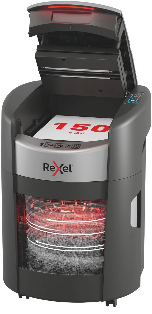 Rexel ShredMax Autofeed+ Shredder 165 Sheets Micro Cut Security Level P-5 15 L