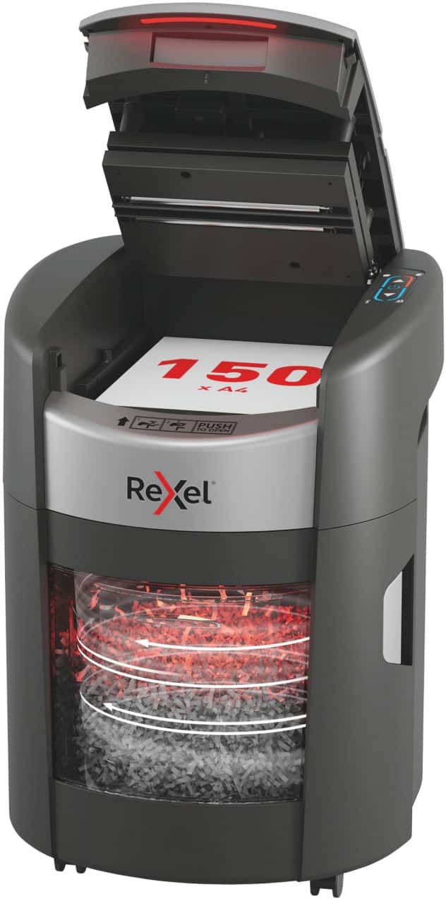 Rexel ShredMax Autofeed+ Shredder 165 Sheets Cross Cut Security Level P-4 15 L