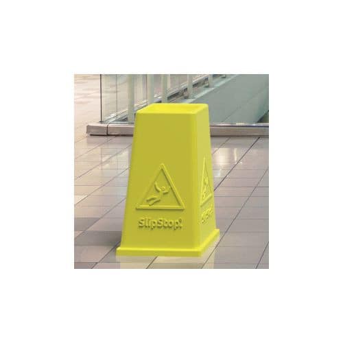 ARROW COUNTY Slip Stop Freestanding Leak and Drip Diverter Kit Slipping man Plastic 56 x 56 x 90 cm Yellow