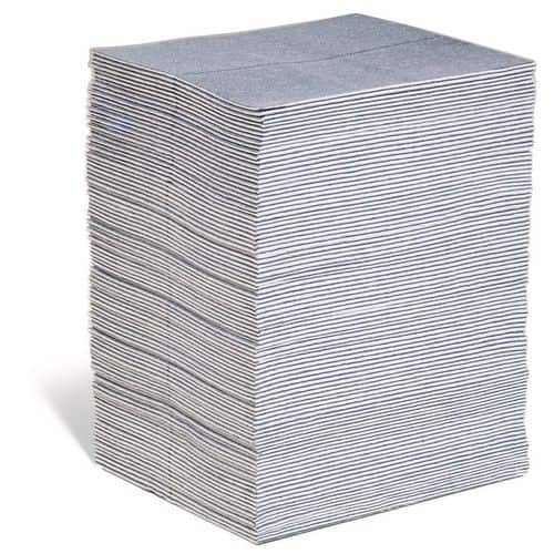 Pig Water Absorbent Pads Natural and synthetic fibres Blue 38 (W) x 48 (D) cm