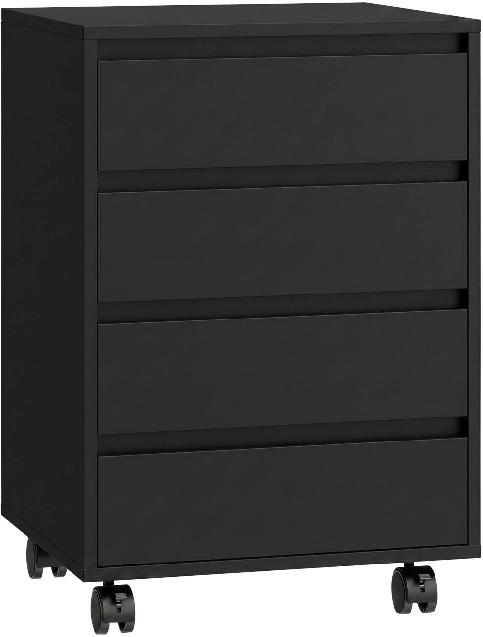 HOMCOM Filing  Cabinet 4 Drawers 400 x 460 x 650 mm Acacia