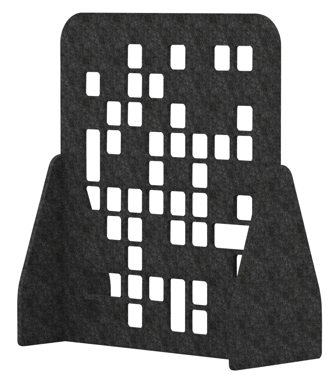 dynamic Accoustic Room Element Charcoal 1,200 x 550 x 1,400 mm