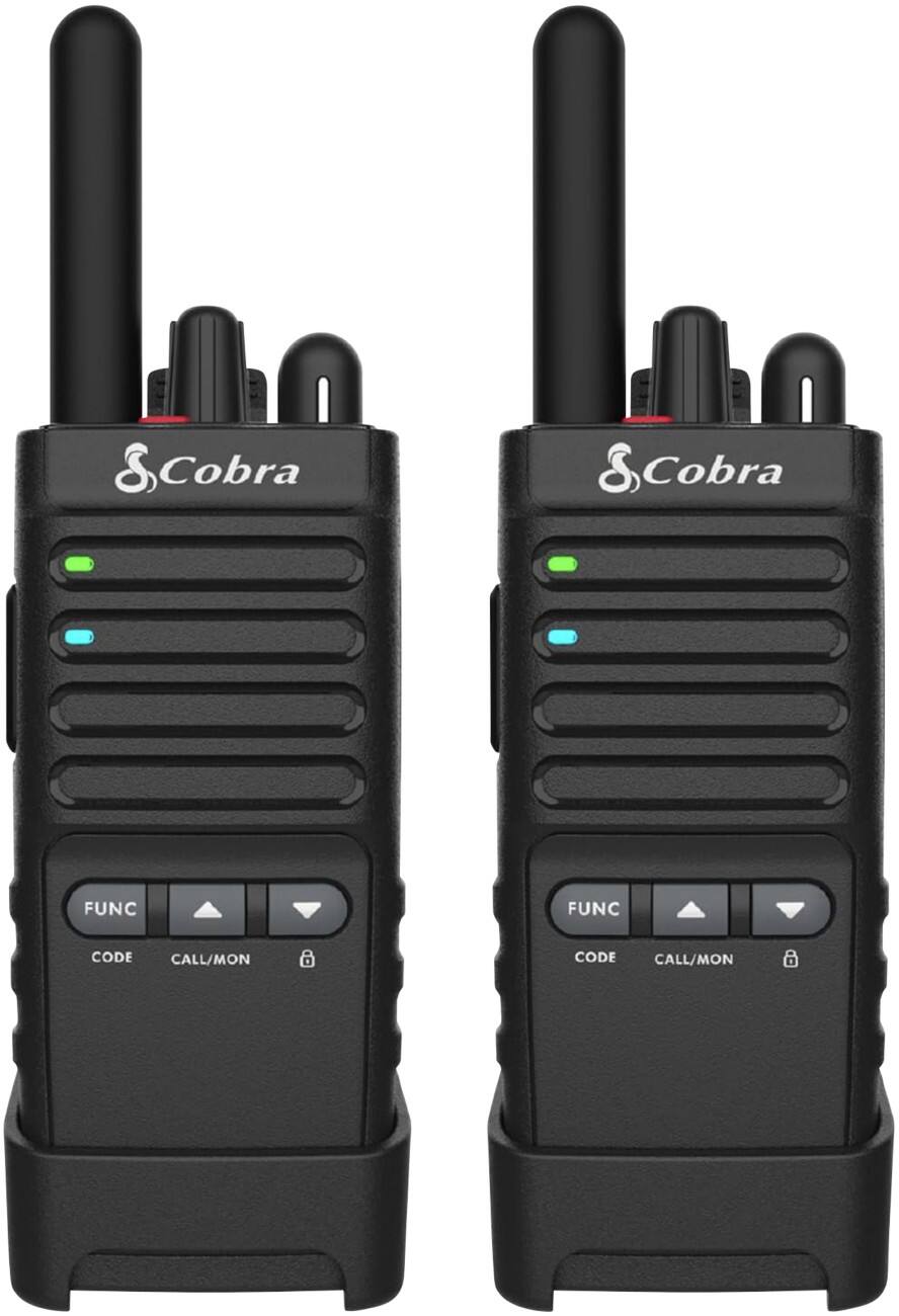 Cobra PX650-EU Two-Way Radio Set 12 m Black Pack of 2