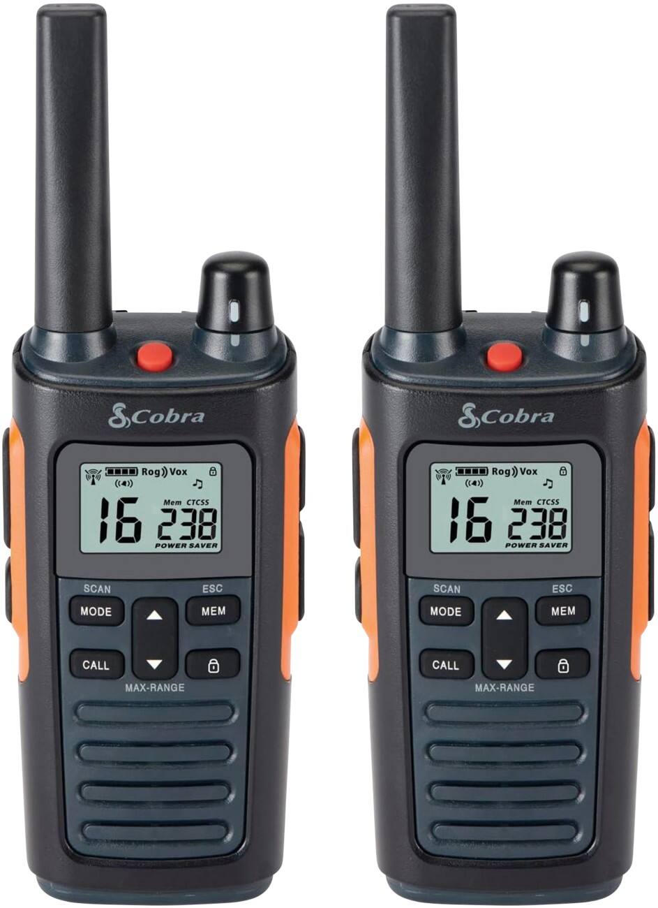 Cobra RX680-EU Two-Way Radio Set 10 m Black Pack of 2